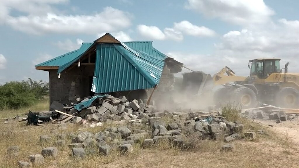 Over 100 houses demolished in athi river Portland land amefanya