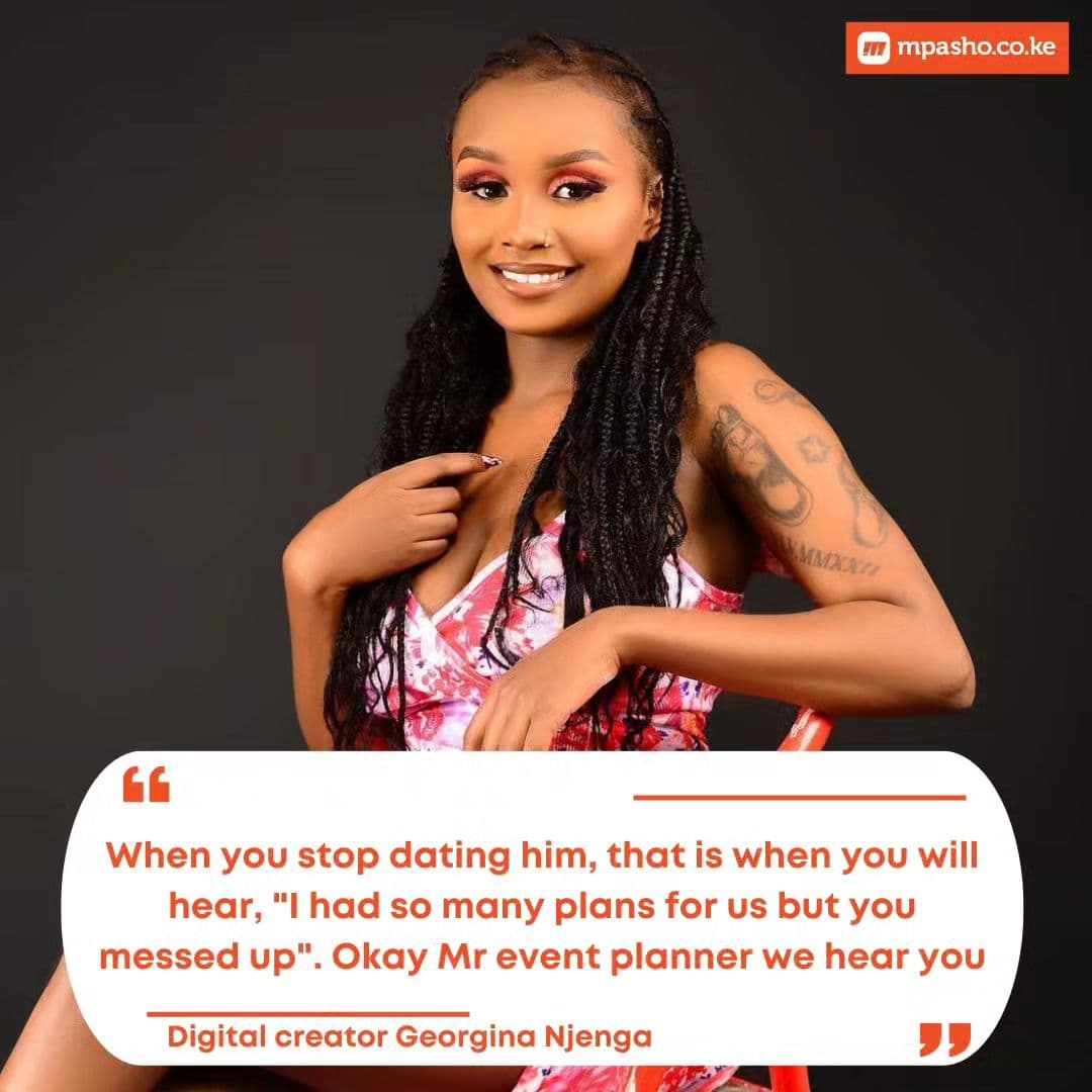 Georgina Njenga Throws Her Beta Lover Under The Bus....Tell Her Something!  - Sex & Relationships - Kenya Talk