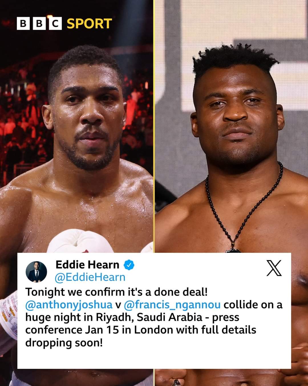 Joshua Vs Ngannou Happening In Riyadh Saudi Arabia - Sports - Kenya Talk