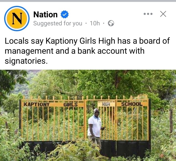 Kaptiony Girls High School, The school in the forest - General - Kenya Talk