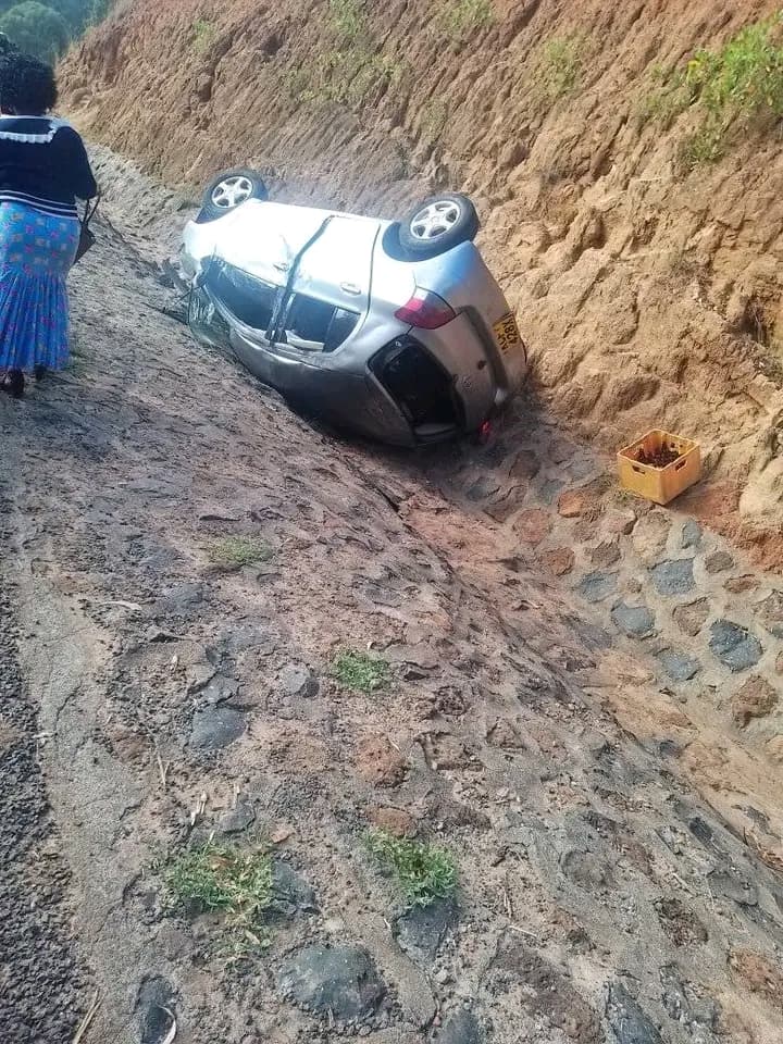 Car rolls uphill in Kyamwilu General Kenya Talk